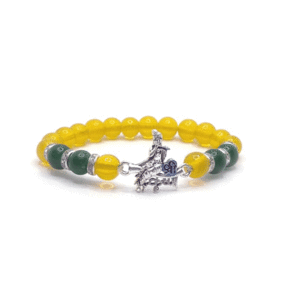 Shri Krishna Krishna Ji Blessings Yellow Bracelet Lucky Charm Bracelet