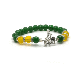 Shri Krishna Krishna Ji Blessings D green Bracelet Lucky Charm Bracelet