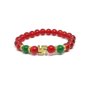 Swastik Symbol Blessings Red Lucky Charm Bracelet