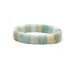 Natural Multi Amazonite Faceted Crystal Bracelet For Men And Women