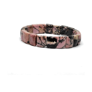 Rhodonite Rodonite Pyramid Shaped Bracelet Crystal Bracelet