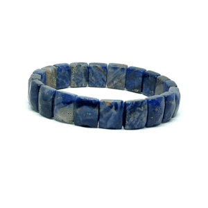 Natural Sodalite Pyramid Shaped Crystal Bracelet