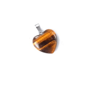 Natural Tiger eye Crystal Mini heart Shaped Pendant