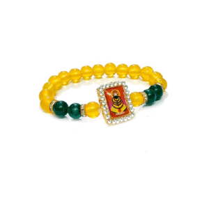 Shri Khatu Shyam Ji Blessings Yellow Lucky Charm Bracelet