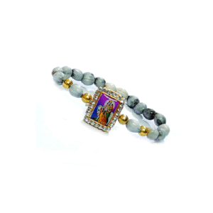 Shri Radhe krishna Auspicious Vaijanti Mala Multi Color charm Bracelet
