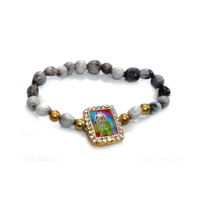 Shri Radhe krishna Auspicious Vaijanti Mala Multi Color Bracelet