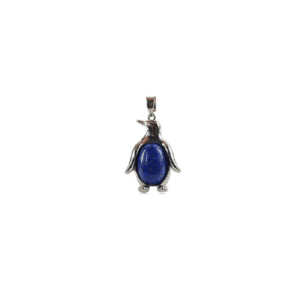 Natural Lapis Lazuli penguin Shaped Lucky Charm Crystal Pendant
