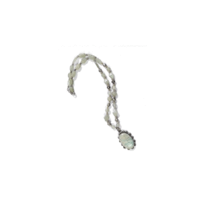 Natural Amazonite Crystal Designer Necklace With Pendant For Women And Girls