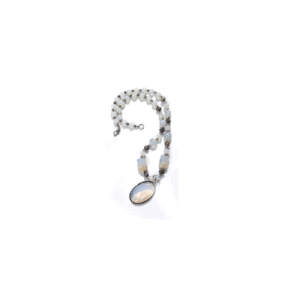 Opalite Opelite Crystal Designer Necklace With Pendant For Women And Girls