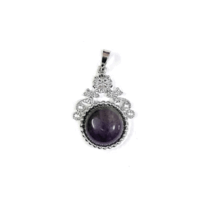 Natural Amethyst Crystal Designer Pendant