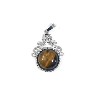 Natural Tiger Eye Crystal Designer Pendant