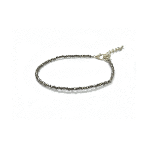 Pyrite Diamond Cut Crystal Anklet For Women's And Girls