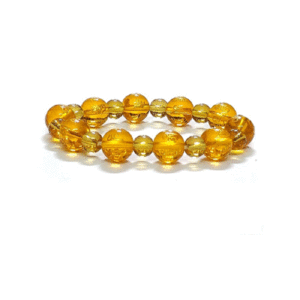 Tibetan Buddhist Om Mani Padme Hum Mantra Yallow Bracelet