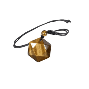 Tiger Eye Crystal David Star Shape Pendant For Men & Women