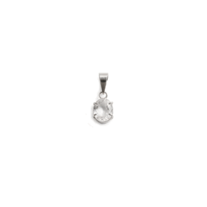 Natural Clear Quartz Crystal Lab Certified Pendant For Men And Women