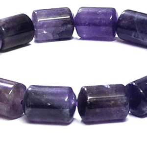Natural Amethyst Crystals Lucky Charm Bracelet