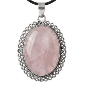 Natural Kunzite Crystal Pendant