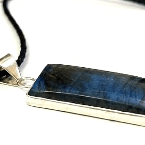 Natural Labradorite Crystal Charm Pendant For Men And Women