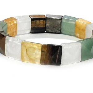 Natural Crystal Money Magnet Dhan Yog Pyramid Crystal Bracelet