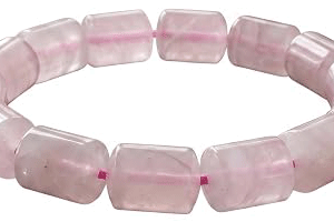 Natural Rose Quartz Lucky Charm Bracelet