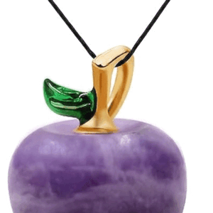 Natural Amethyst Apple Shaped Crystals Mini Pendant