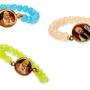 Shukrana Guru Ji Swaroop Multi Colour 3 Bracelet For Men and Women