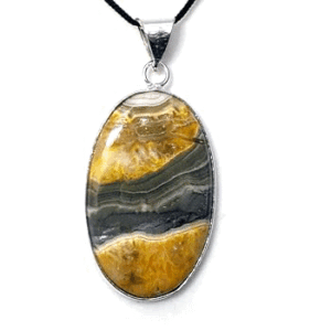 Natural Bumble bee Bumblebee Jasper Crystal Pendant
