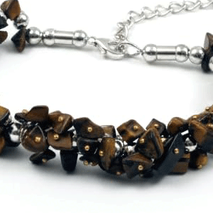 Natural Tiger's Eye Crystals Crystals Bracelet