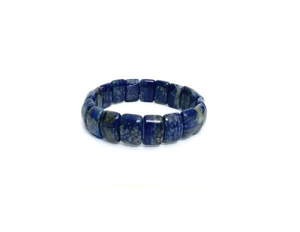 Lapis Lazuli Oval Shaped 10 mm Stretch Bracelet