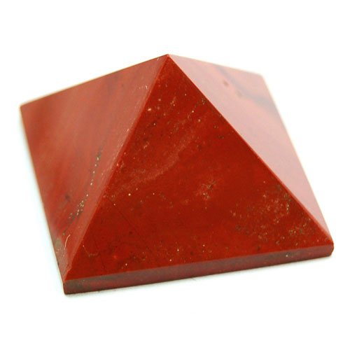 NATURAL RED JASPER PYRAMID REIKI ENERGY CHARGED CRYSTAL PYRAMID 20MM TO 25MM 