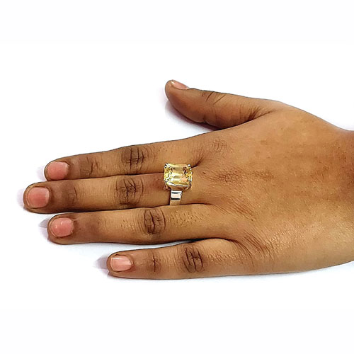 Buy PTM Gold Plated Panchdhatu 5.25 Ratti Natural Citrine Gemstone Ring (Men  and Women) - Adjustable (GLDRVRADSL-NFBA1) Online at Best Prices in India -  JioMart.