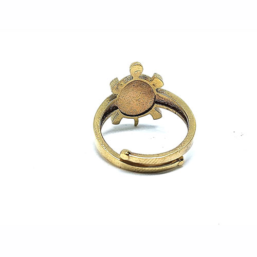 Handmade Gold Plated Brass Turtle Ring Tortoise Ring Good Luck Ring Jewelry  | eBay