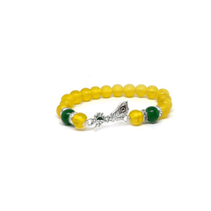 Shri Krishna Krishna Ji Flute yellow Blessings Bracelet Lucky Charm Bracelet