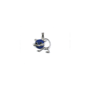 Natural Lapis Lazuli Cute Cat Shaped Lucky Charm Crystal Pendant