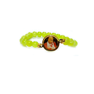 Shukrana Guru Ji Swaroop Multi Green Bracelet For Men and Women