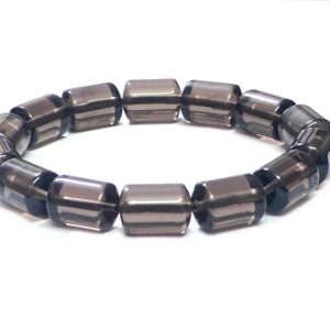 Natural Smoky Quartz Lucky Charm Crystal Bracelet