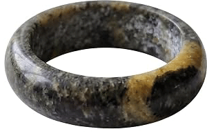 Natural African Blood jasper Crystal band ring