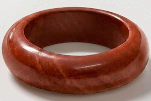 Natural Red Jasper Crystal band ring