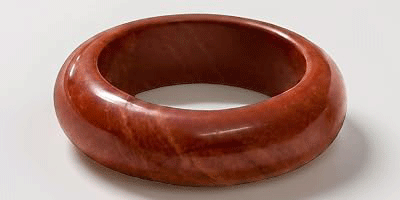 Natural Red Jasper Crystal band ring