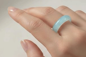 Opalite Opelite Crystal Band Ring - Image 2