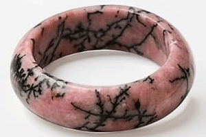 Natural Rhodonite Crystal Band Ring