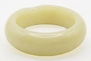 Natural Serpinetine Crystal Band Ring