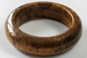 Natural Tiger Eye Crystal Band Ring