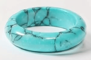 Turquoise Band Crystal Ring
